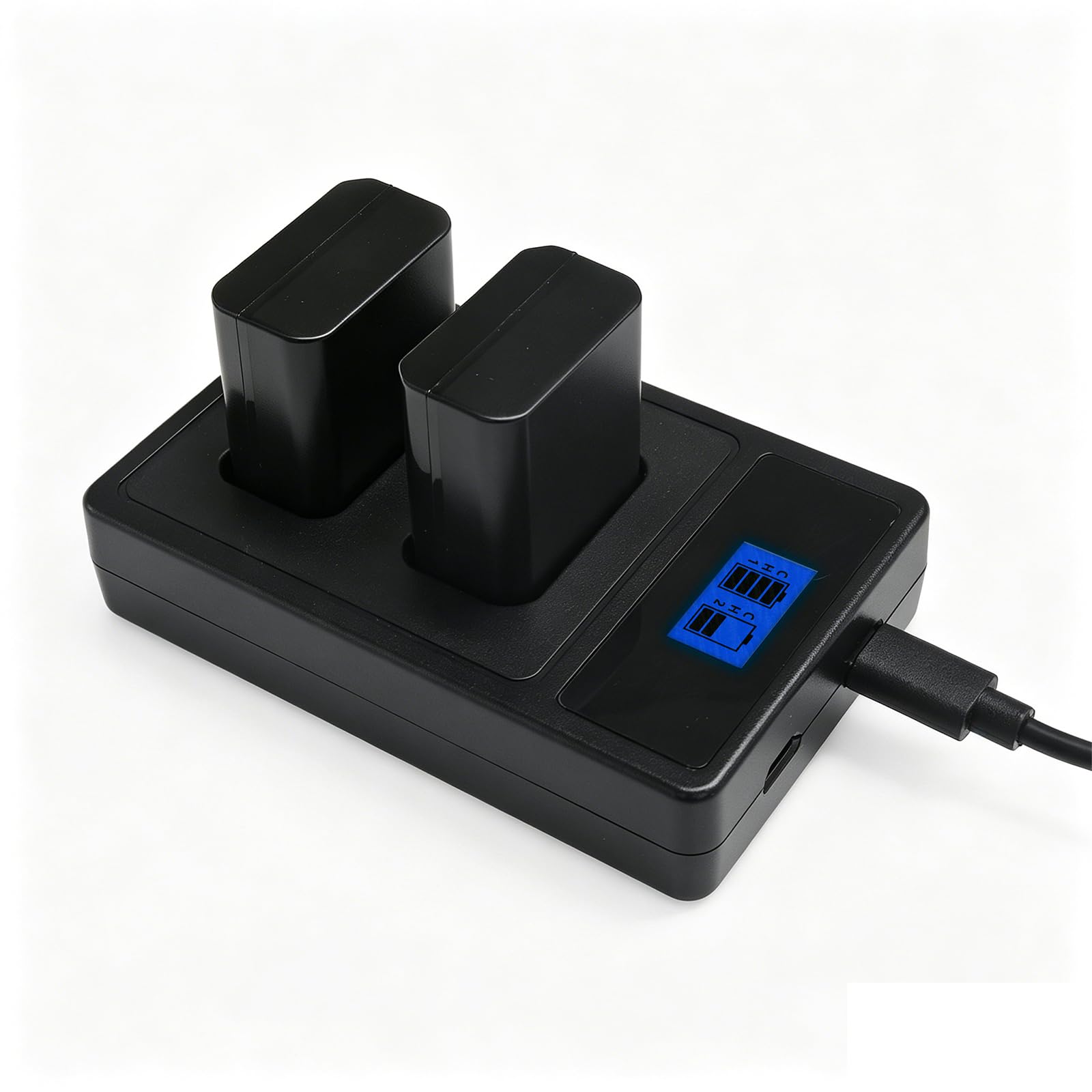 Amazon.co.jp: FW50バッテリー2 個 1850mAh 大容量 デュアル同時充電器
